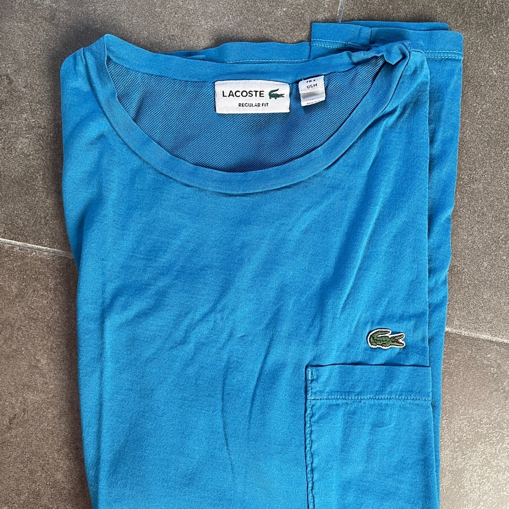 Lacoste Men's Pocket T-Shirt Sky Blue